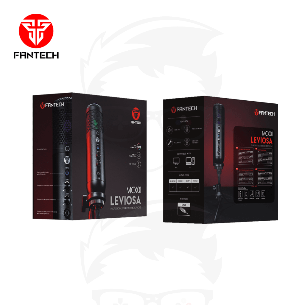 Fantech Leviosa Max MCX01 RGB Condenser Microphone Fantech Leviosa Max MCX01 RGB Condenser Microphone